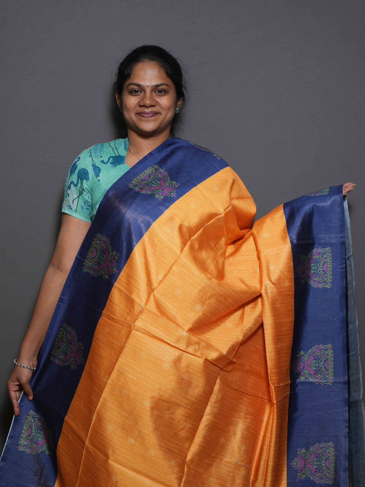 Tissue Bhukara Sarees Elegant Texture / SKU317 – 7
