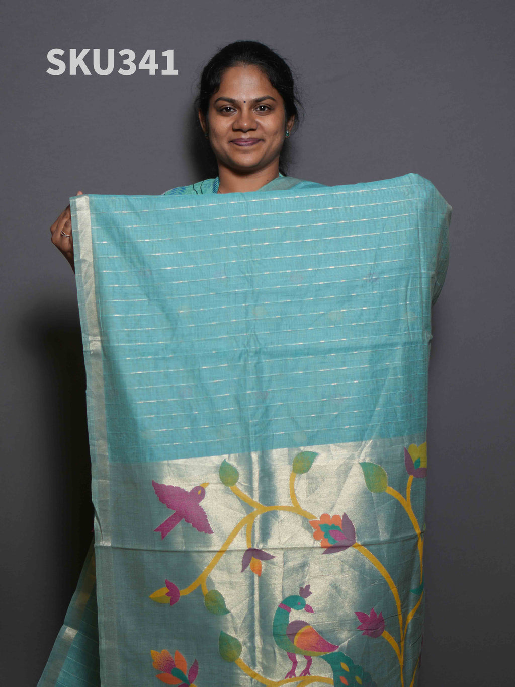 Jamdhani Cotton Sarees Classic Weave / SKU341 – 2