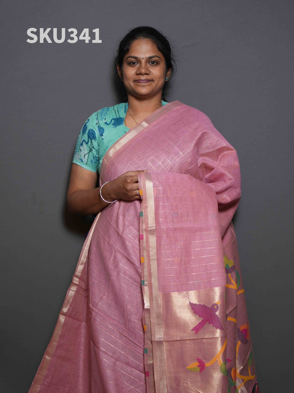 Jamdhani Cotton Sarees Natural Grace / SKU341 – 3