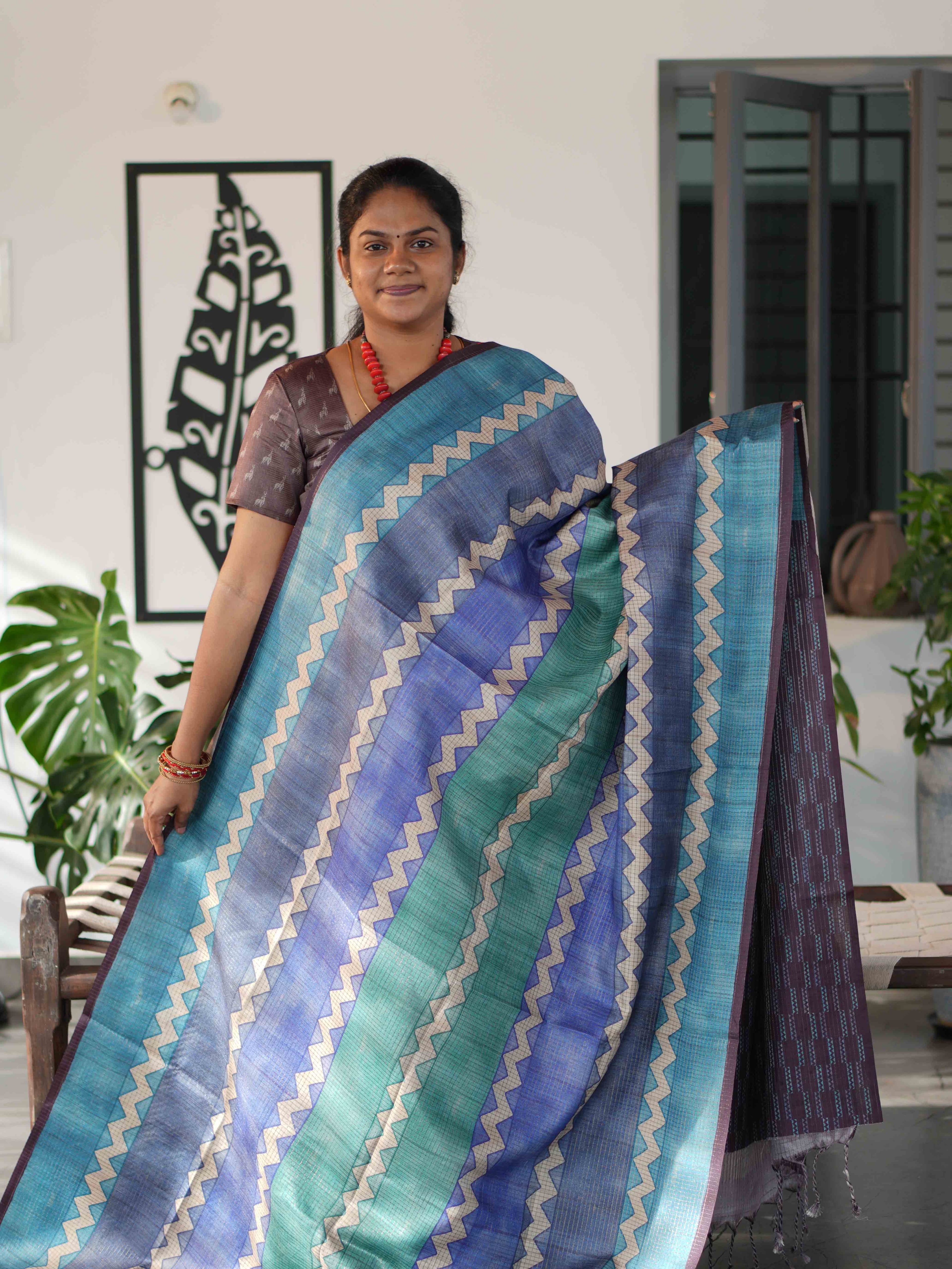 Kota Tussar Sarees Elegant Heritage / SKU250 – 4
