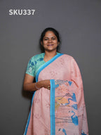 Linen Cotton Sarees Classic Charm / SKU337 – 2