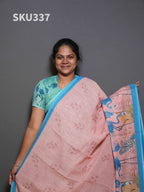 Linen Cotton Sarees Classic Charm / SKU337 – 2