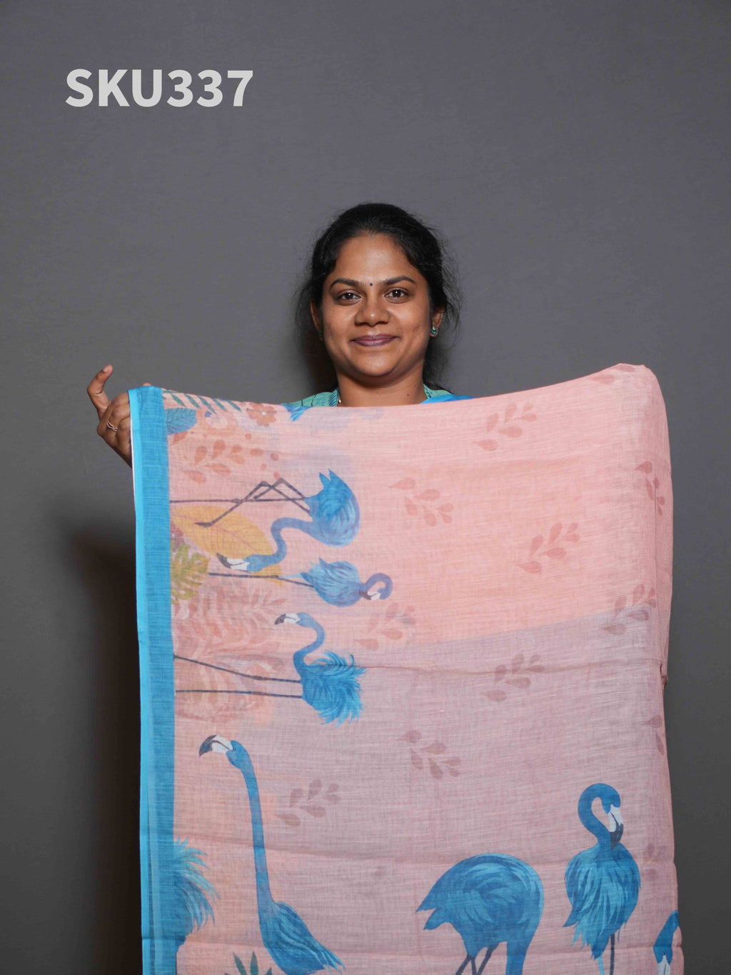 Linen Cotton Sarees Classic Charm / SKU337 – 2