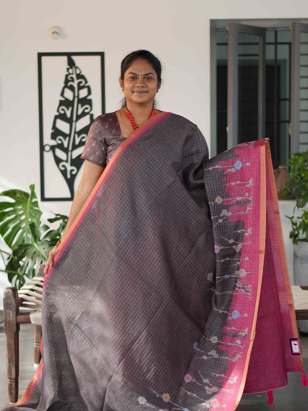 Millenium Chex Sarees Heritage Weave / SKU242 – 2