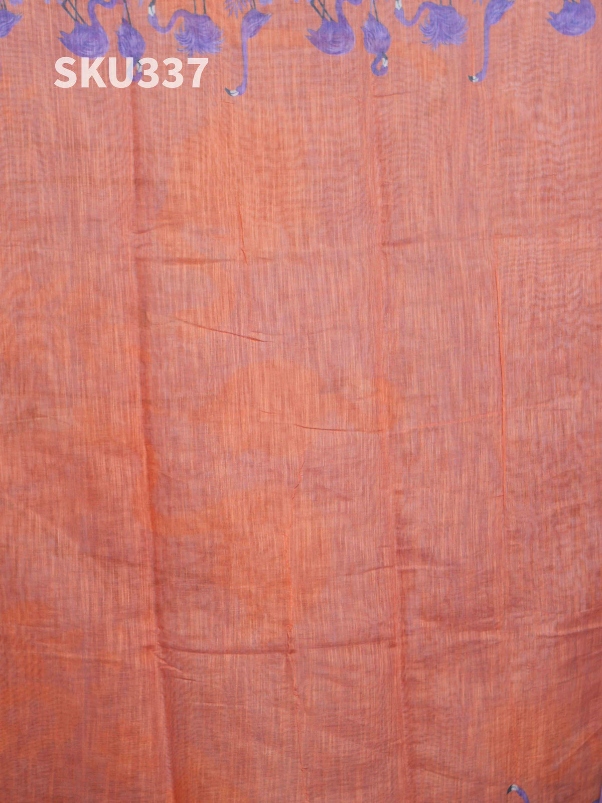 Linen Cotton Sarees Graceful Drape / SKU337 – 4