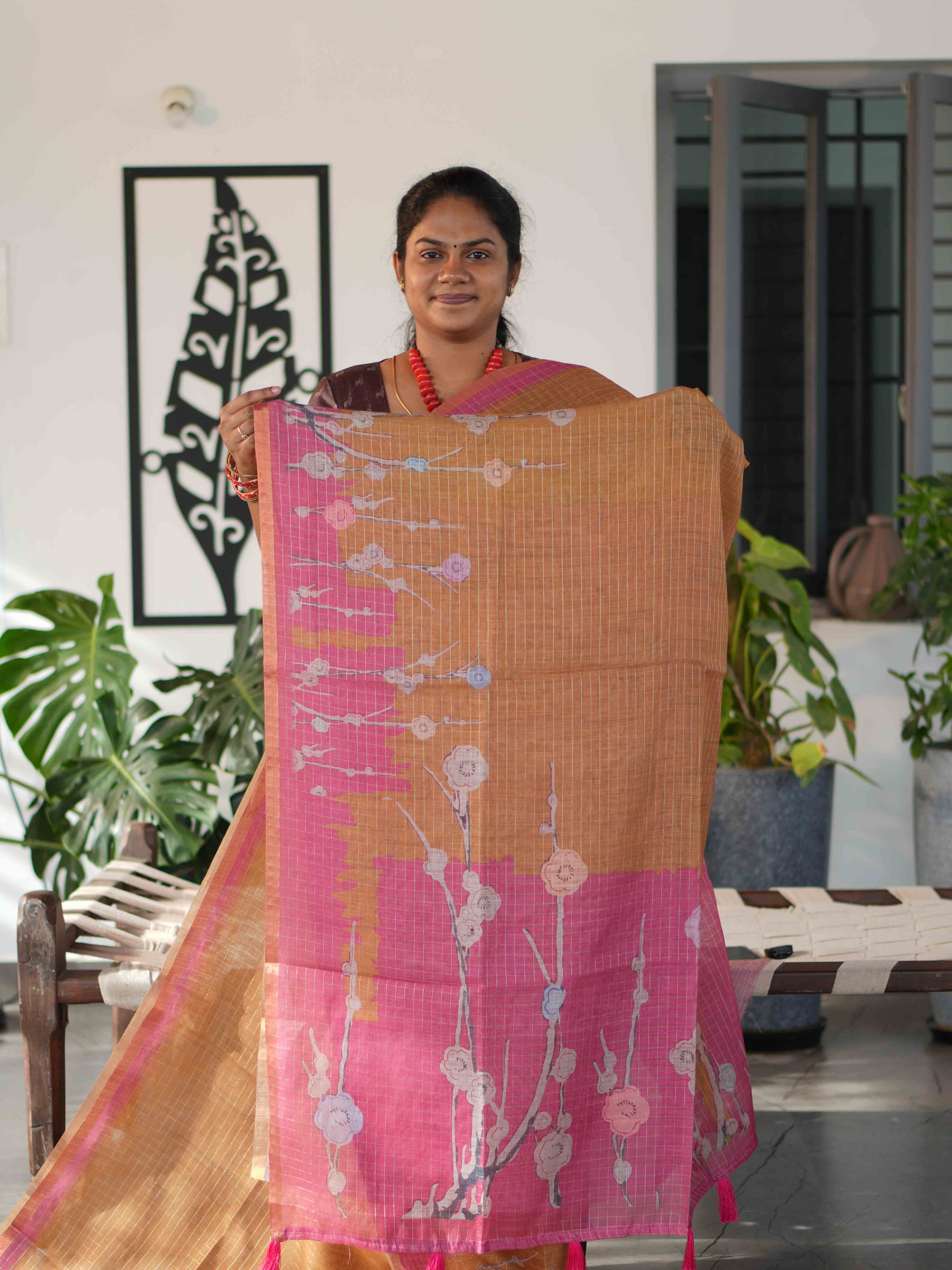 Millenium Chex Sarees Elegant Pattern / SKU242 – 4