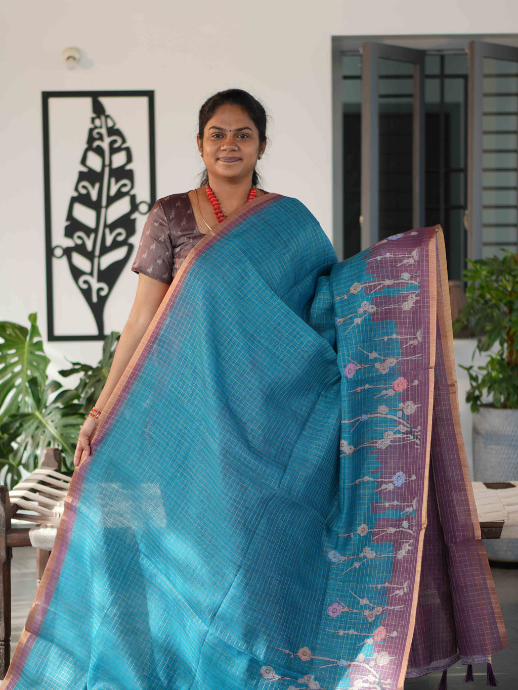 Millenium Chex Sarees Timeless Style / SKU242 – 5