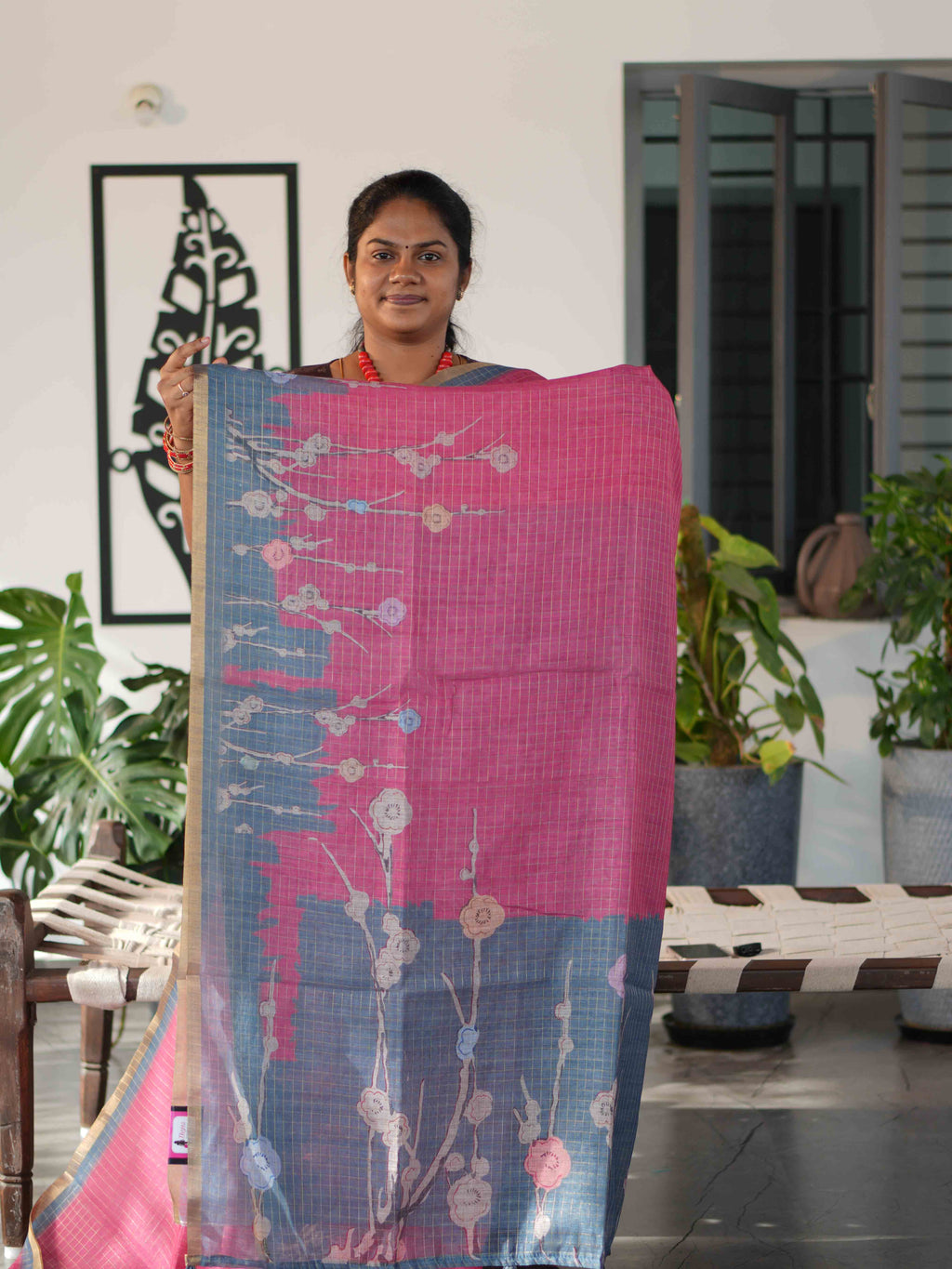 Millenium Chex Sarees Signature Weave / SKU242 – 6