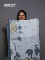 Linen Cotton Sarees Everyday Beauty / SKU337 – 8