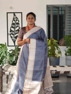 Semi Tussar Sarees Regal Elegance / SKU243 – 1