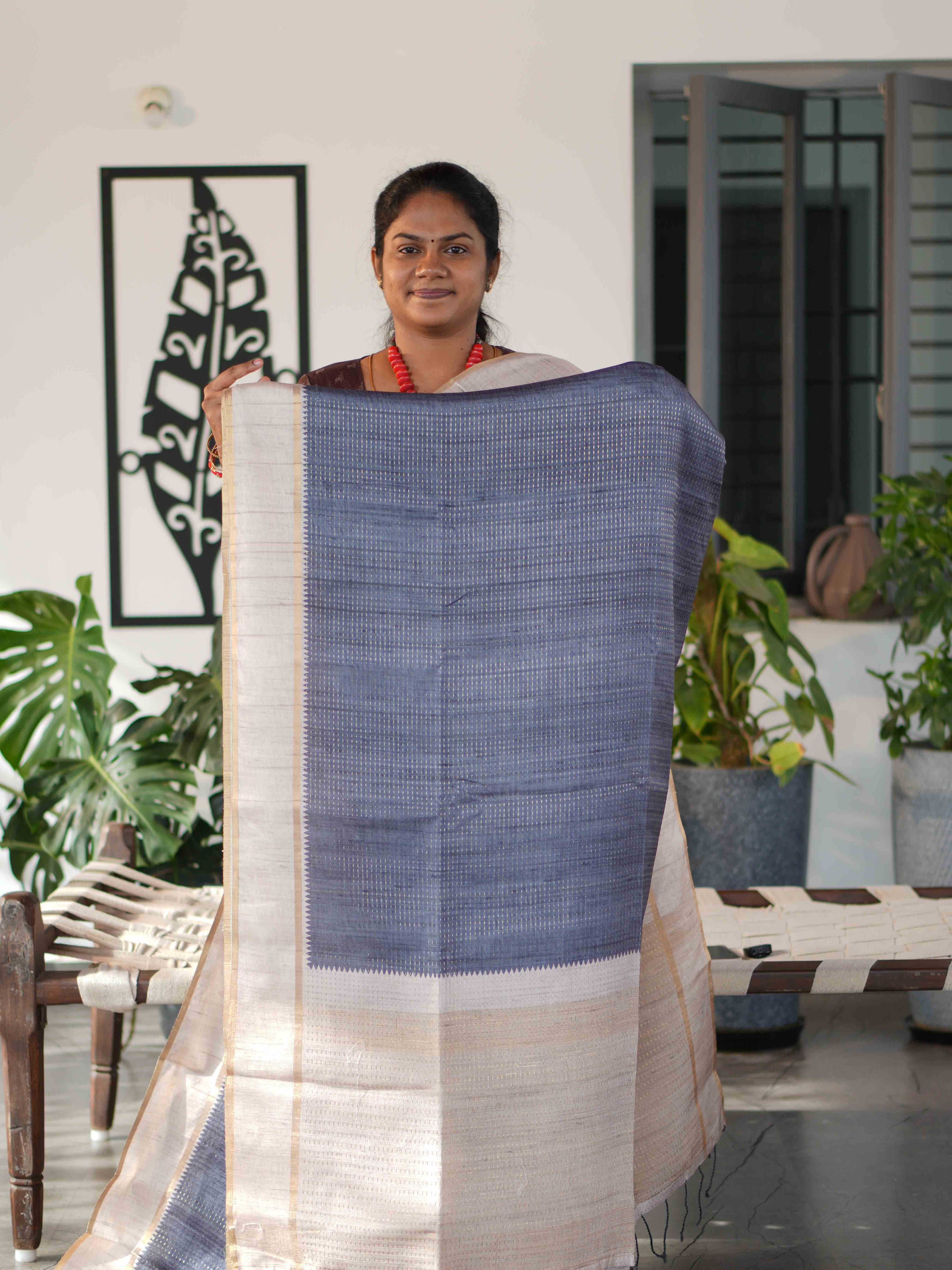 Semi Tussar Sarees Regal Elegance / SKU243 – 1