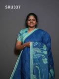 Linen Cotton Sarees Signature Style / SKU337 – 9