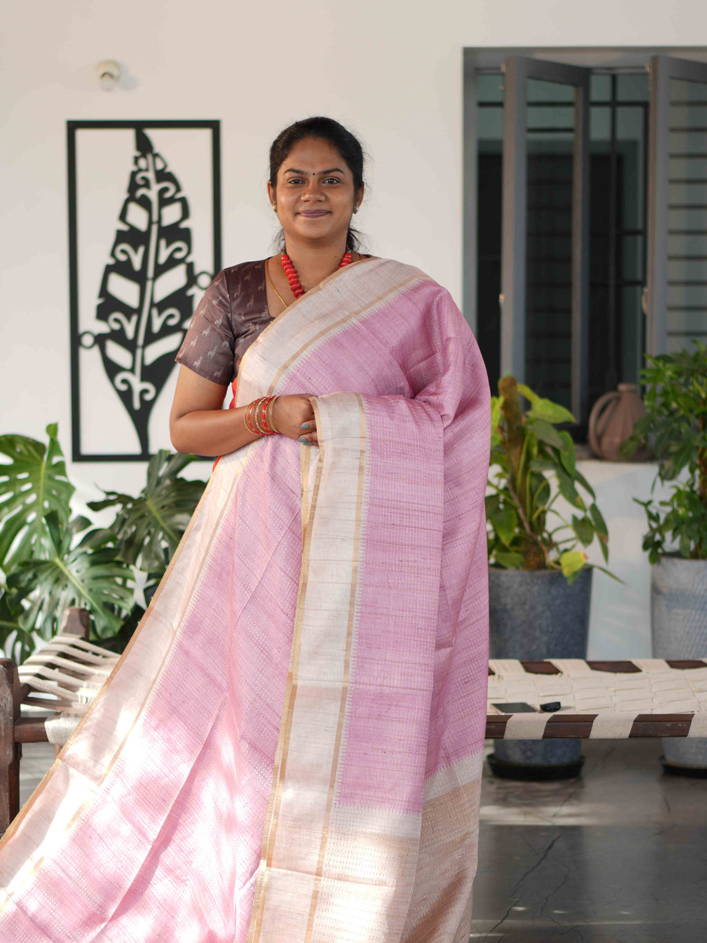Semi Tussar Sarees Heritage Charm / SKU243 – 2