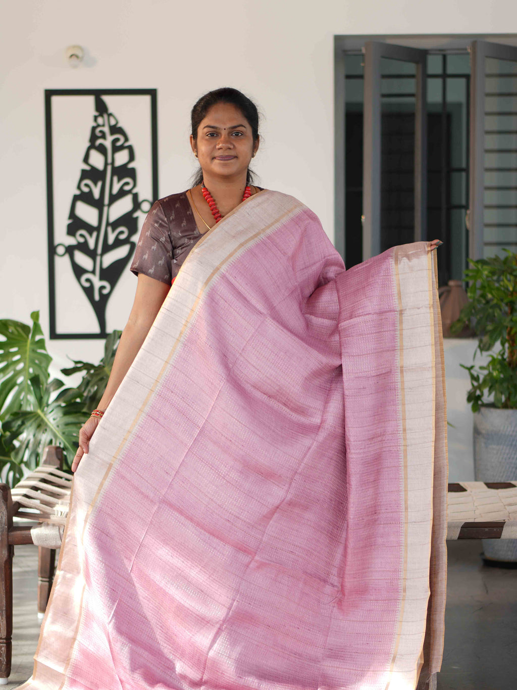 Semi Tussar Sarees Heritage Charm / SKU243 – 2