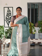Semi Tussar Sarees Royal Weave / SKU243 – 4