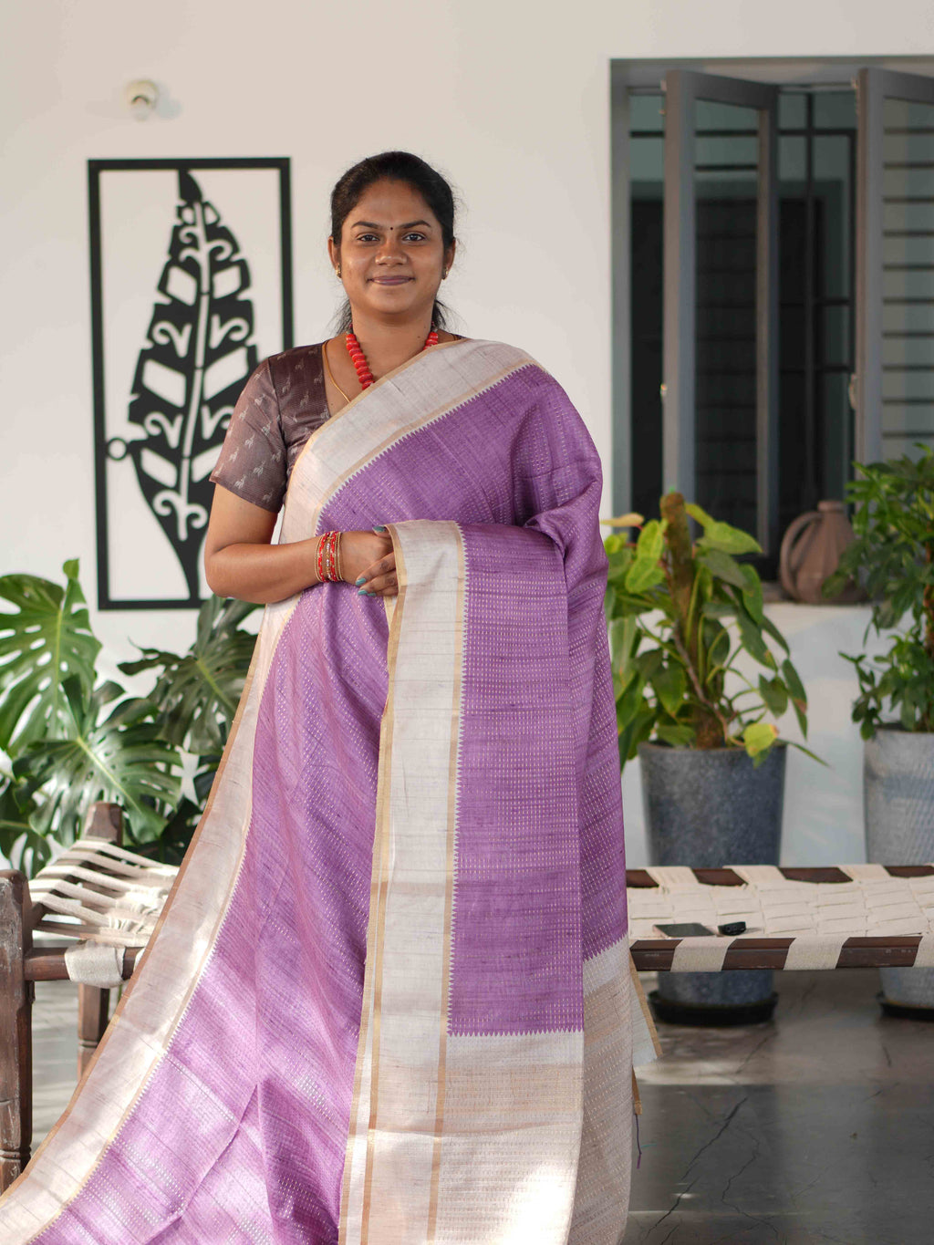 Semi Tussar Sarees Timeless Grace / SKU243 – 5