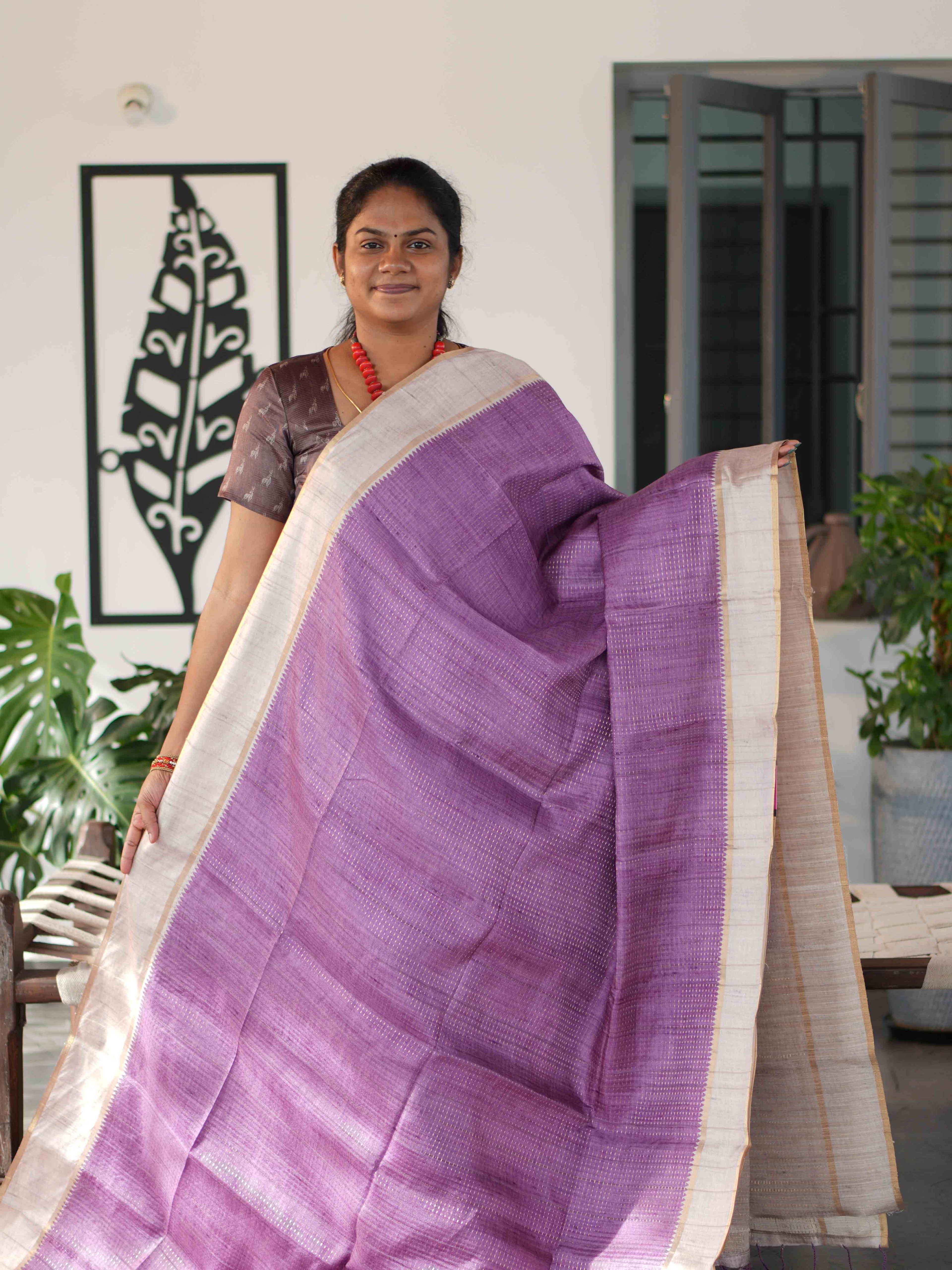 Semi Tussar Sarees Timeless Grace / SKU243 – 5