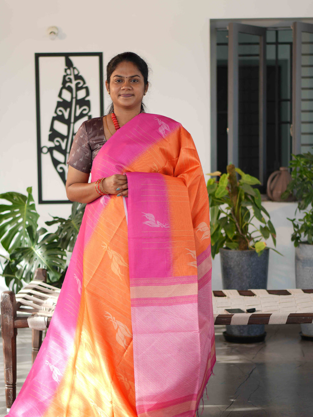 Tissue Bhukhara Sarees Graceful Glow / SKU228 – 3