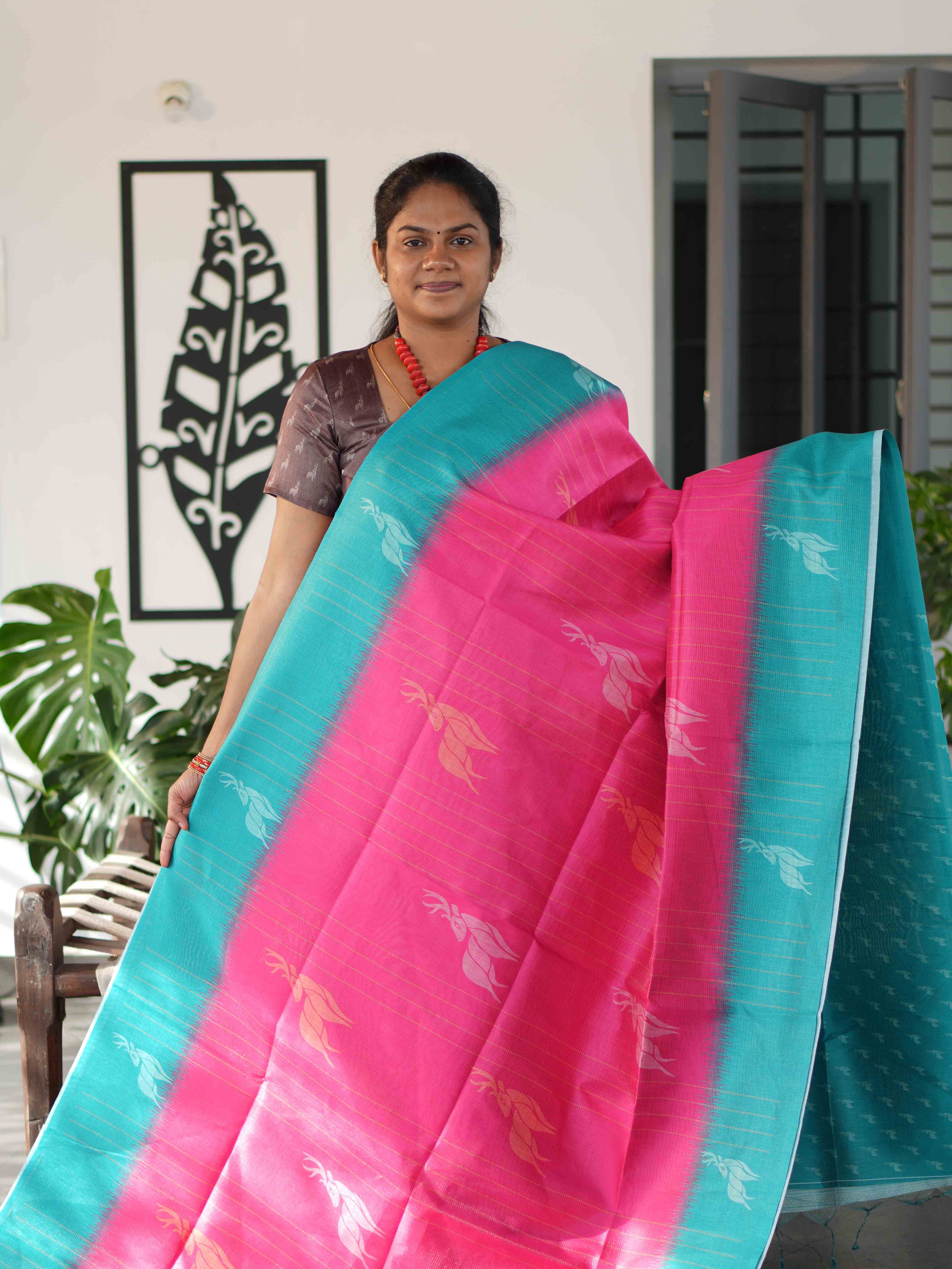 Tissue Bhukhara Sarees Timeless Finish / SKU228 – 4