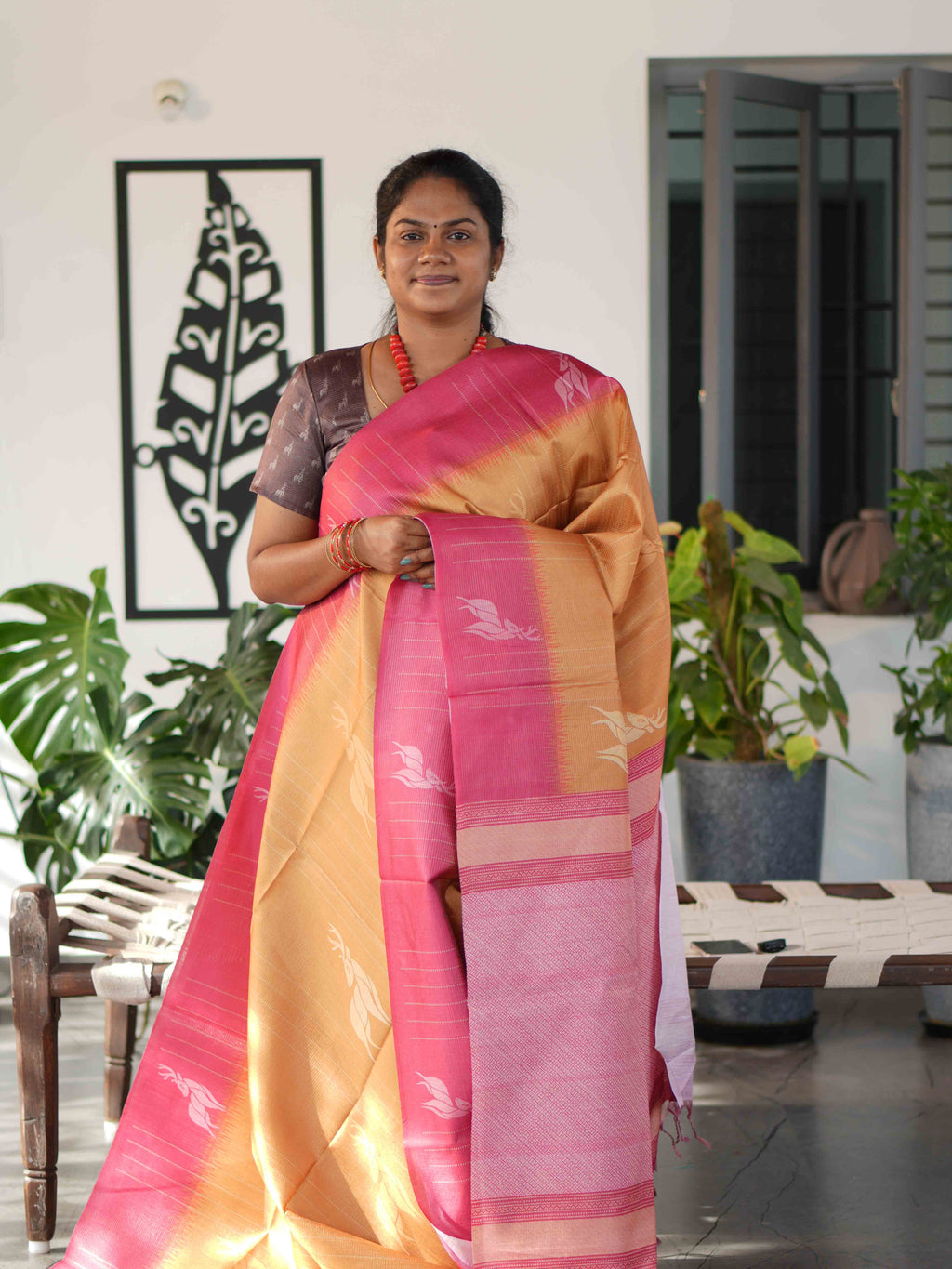 Tissue Bhukhara Sarees Refined Weave / SKU228 – 5