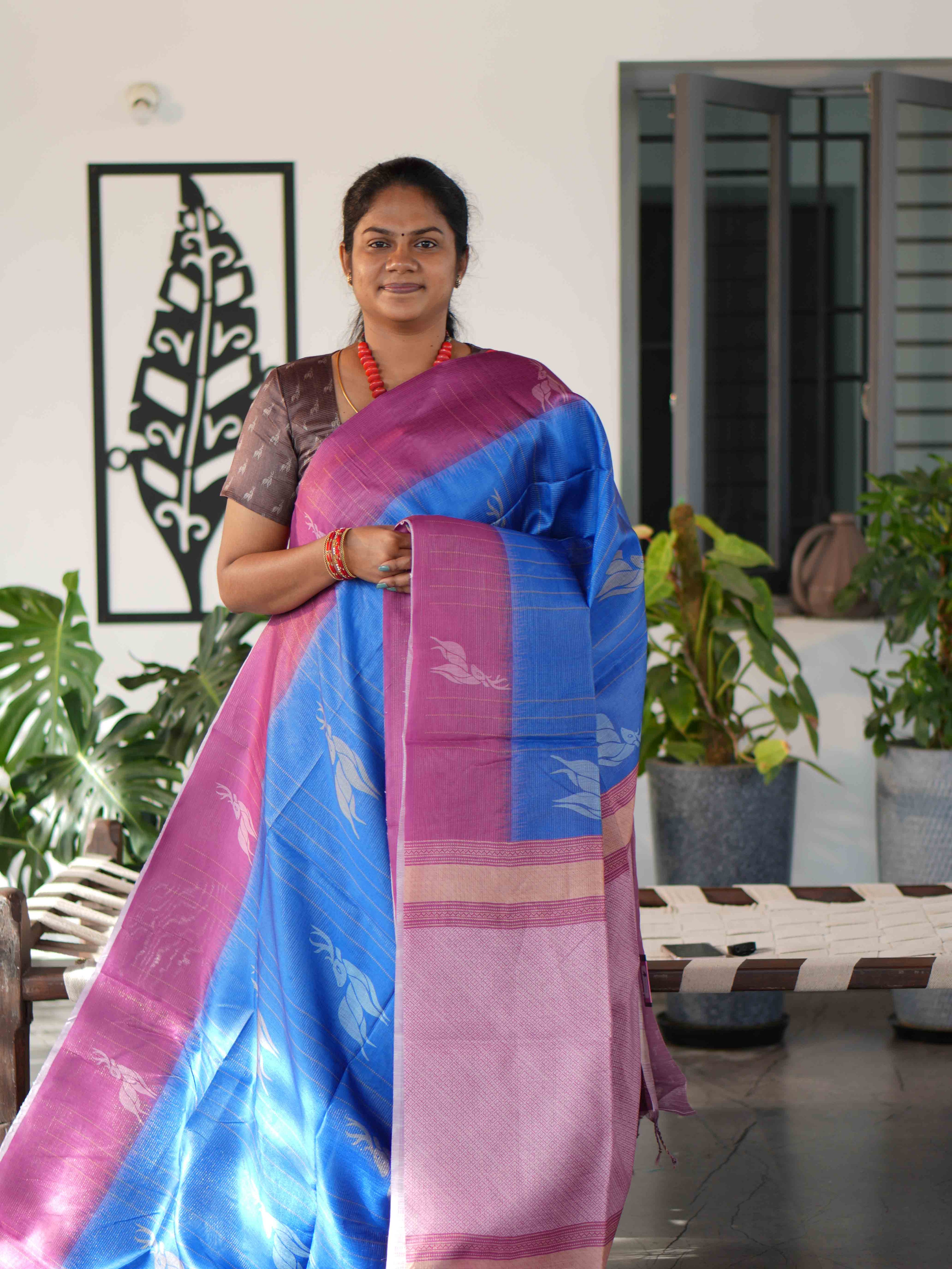 Tissue Bhukhara Sarees Soft Elegance / SKU228 – 6