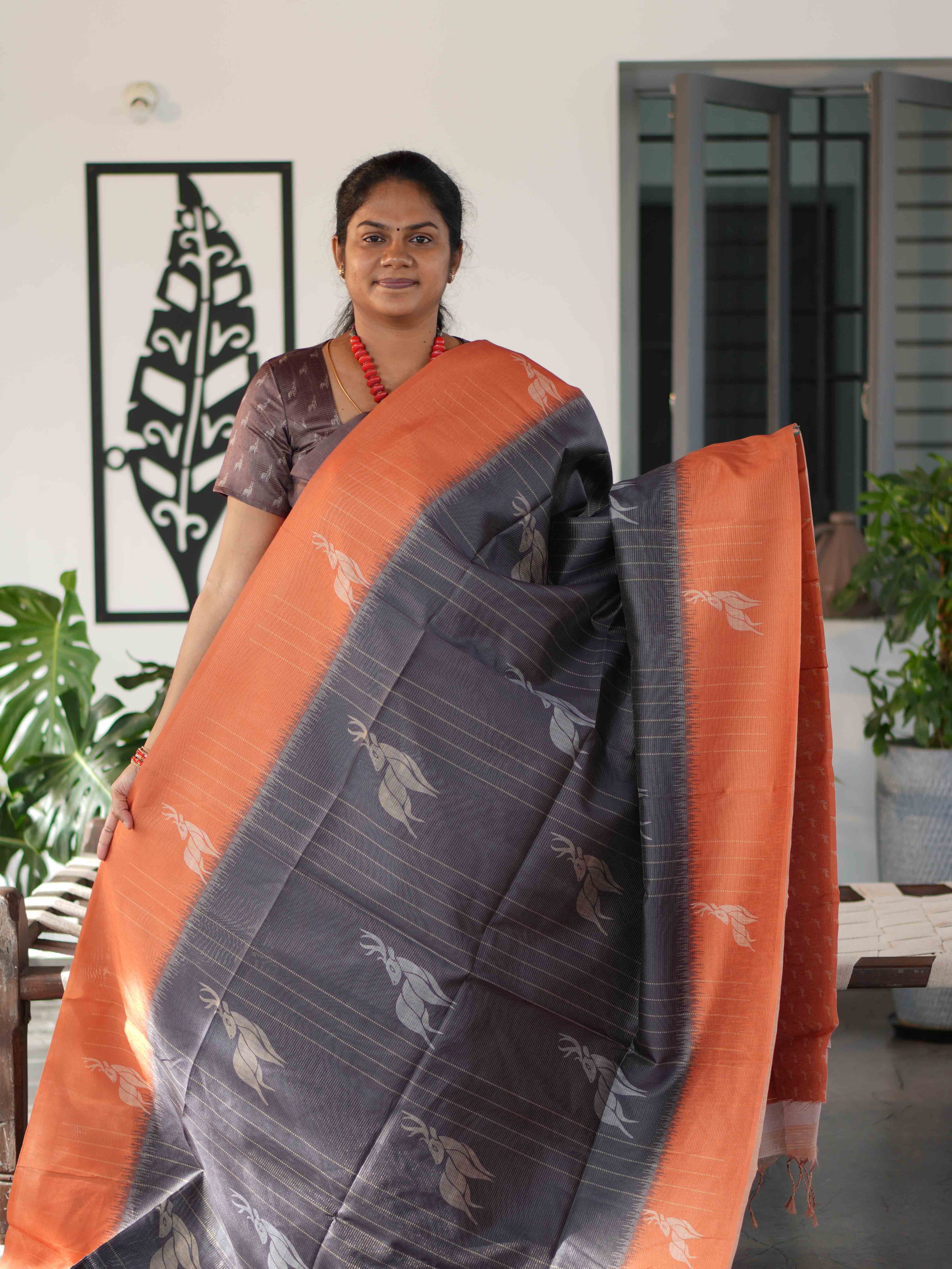 Tissue Bhukhara Sarees Delicate Charm / SKU228 – 7