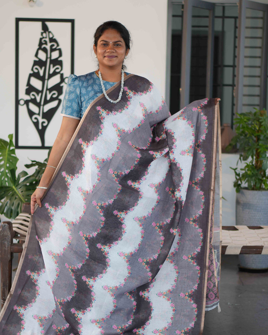 Linen Cotton Sarees Classic Comfort / SKU251 – 3