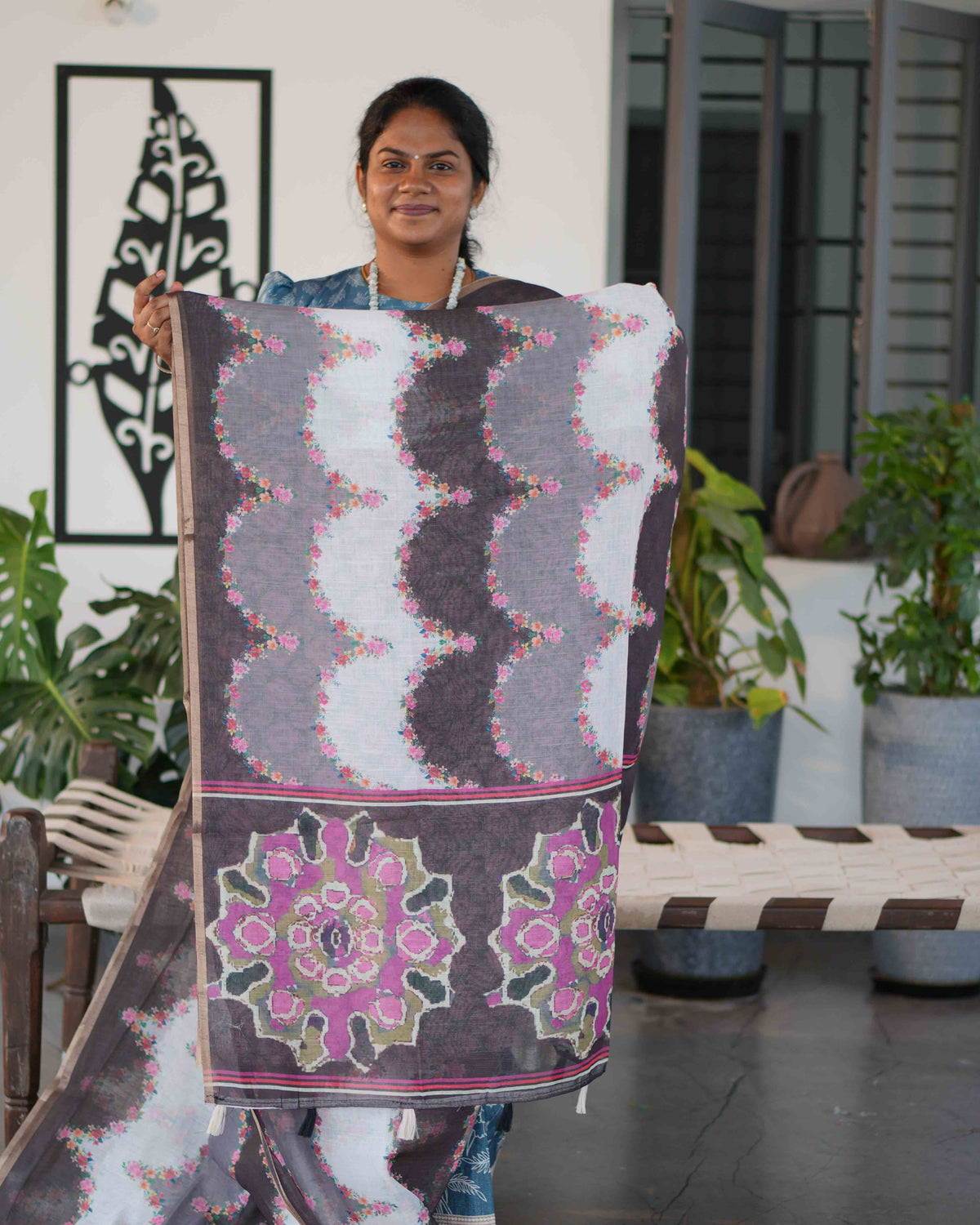 Linen Cotton Sarees Classic Comfort / SKU251 – 3