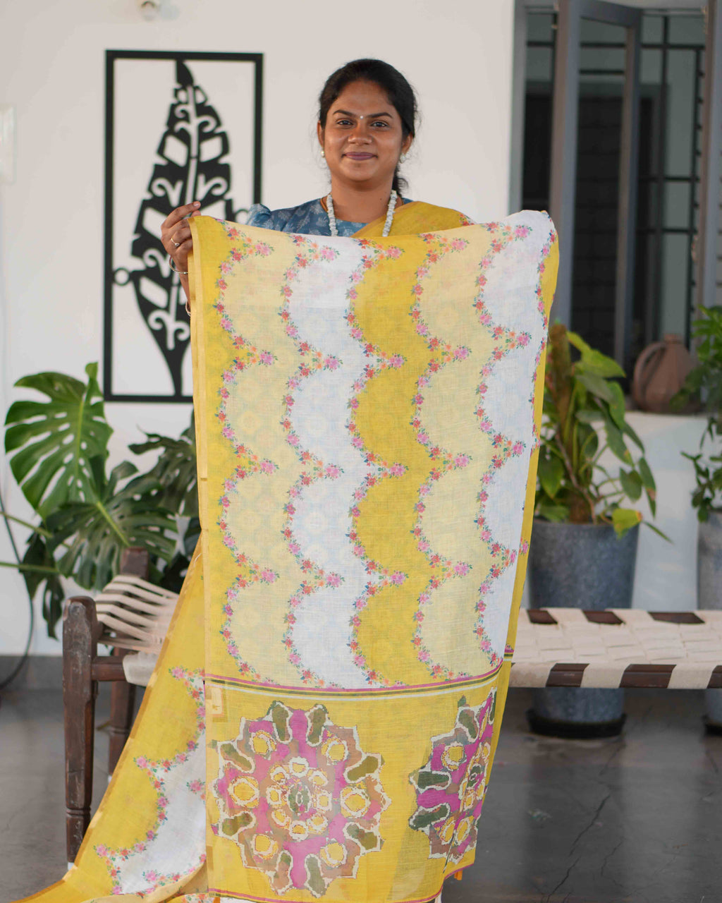 Linen Cotton Sarees Refined Weave / SKU251 – 4