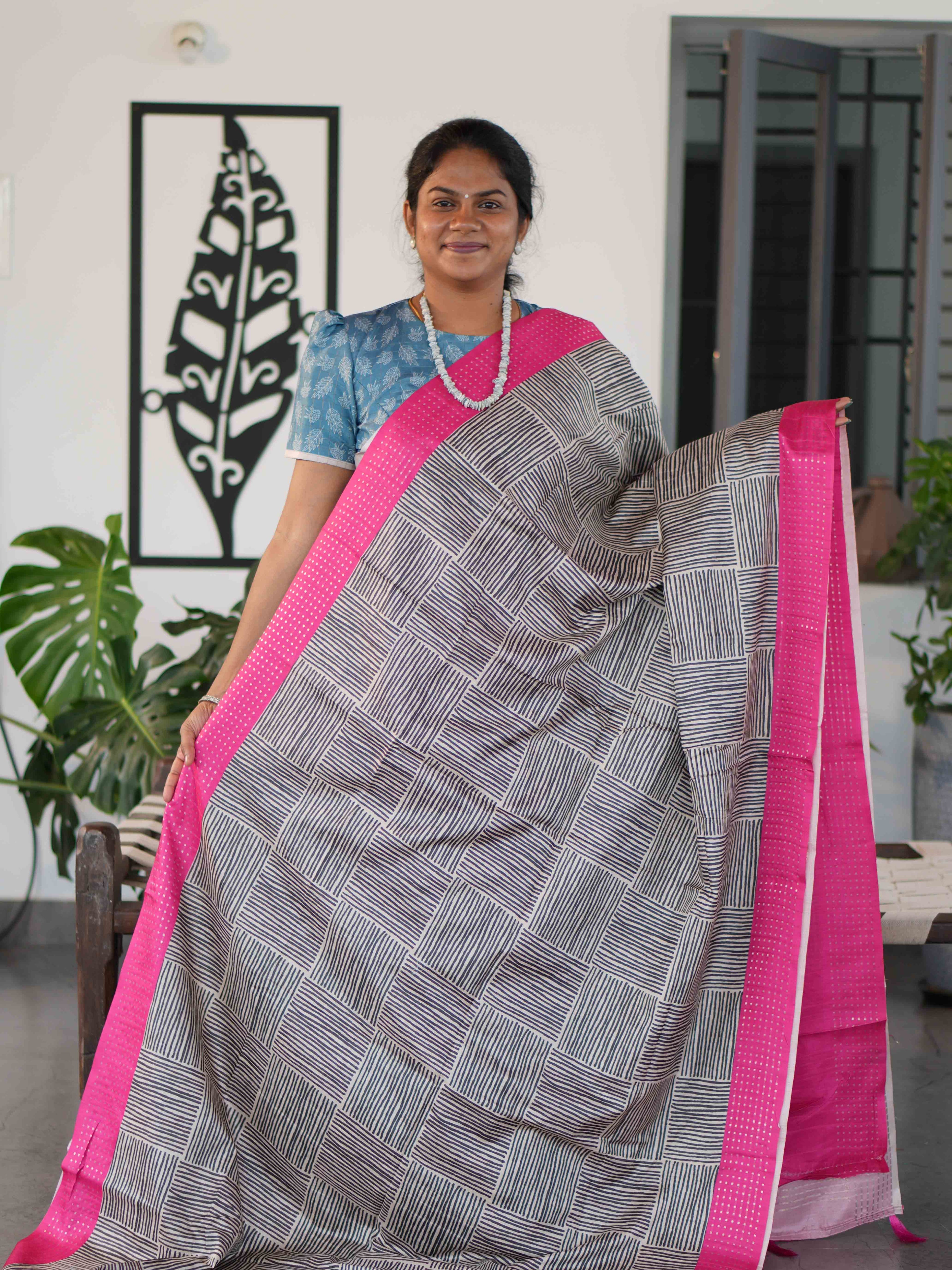 Muga Tussar Sarees Golden Grace / SKU245 – 1
