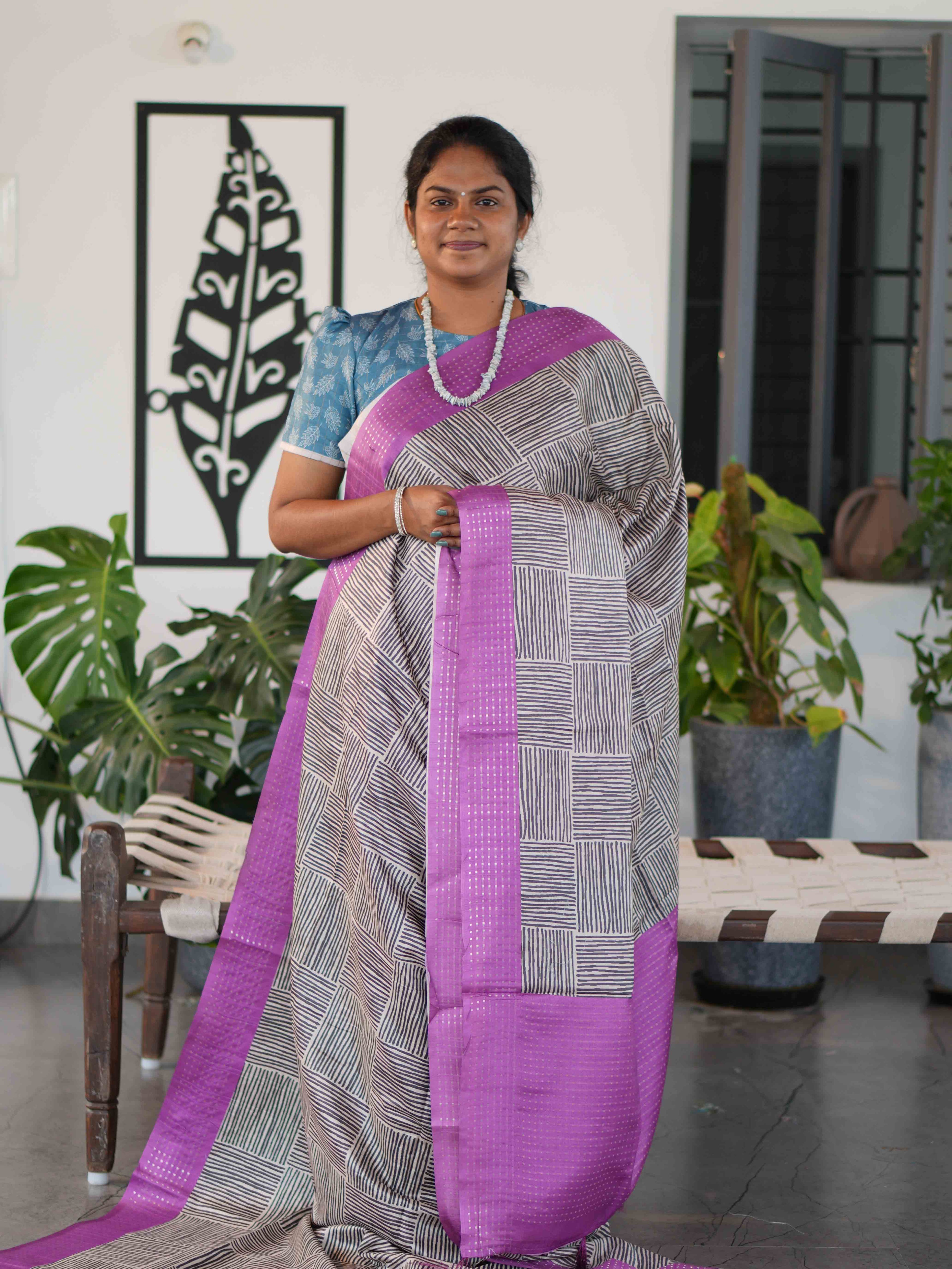Muga Tussar Sarees Classic Radiance / SKU245 – 3