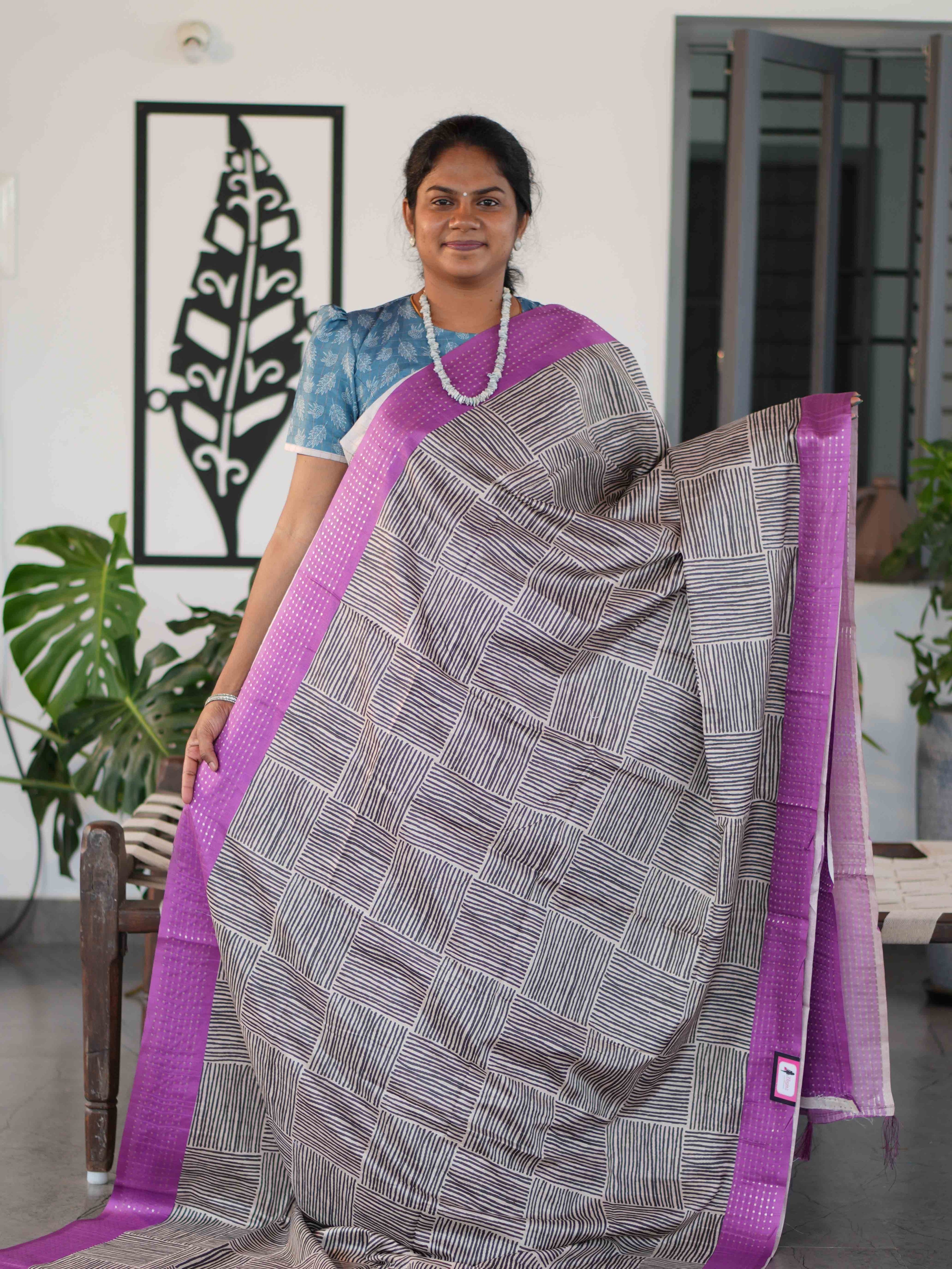 Muga Tussar Sarees Classic Radiance / SKU245 – 3