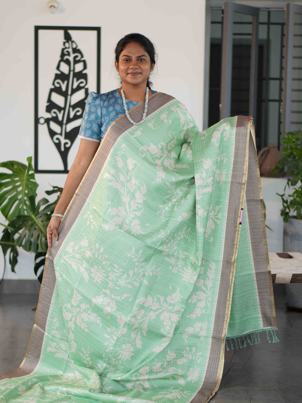 Printed Dola Tussar Sarees Signature Style / SKU240 – 7