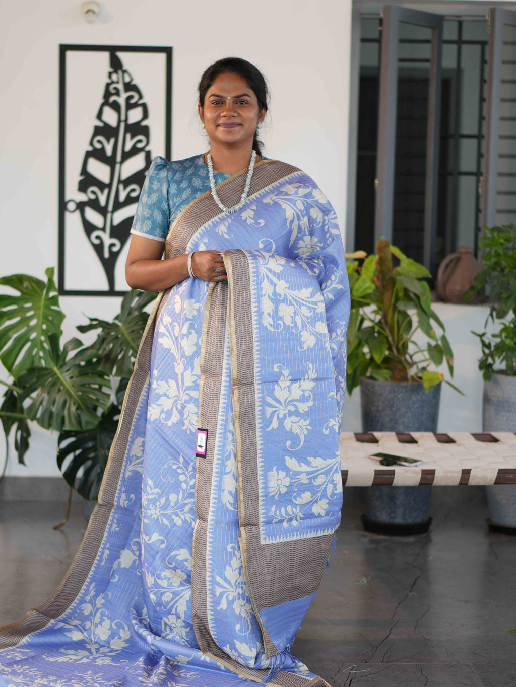 Printed Dola Tussar Sarees Graceful Palette / SKU240 – 8