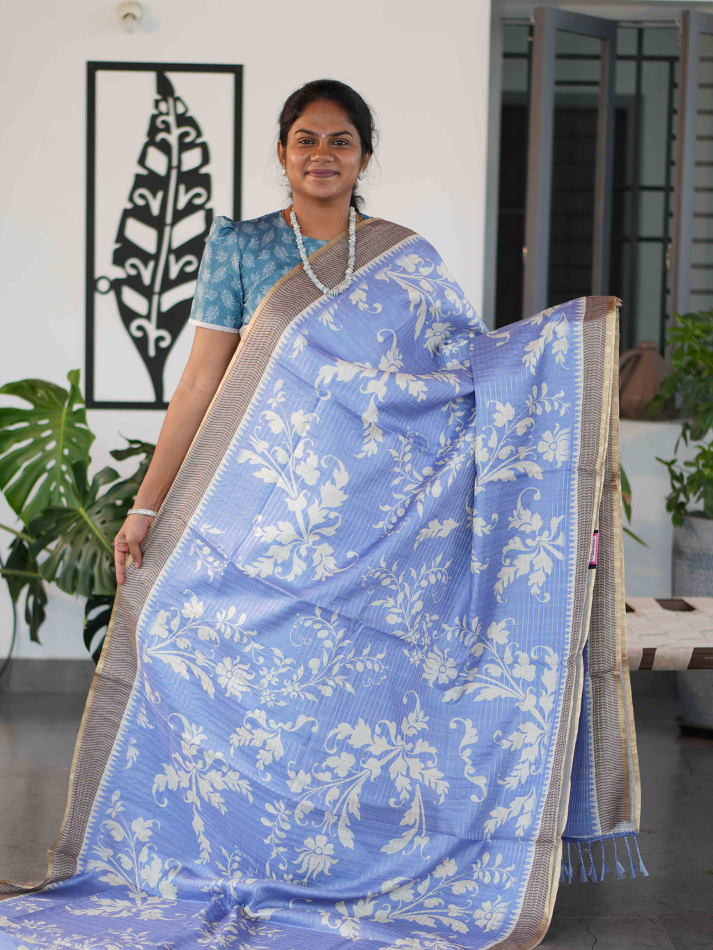 Printed Dola Tussar Sarees Graceful Palette / SKU240 – 8