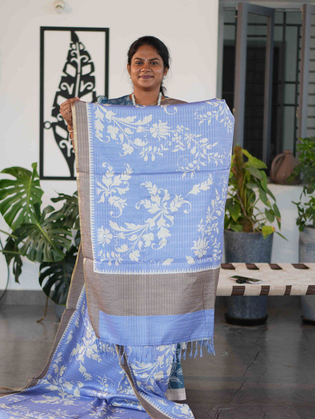 Printed Dola Tussar Sarees Graceful Palette / SKU240 – 8