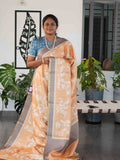 Printed Dola Tussar Sarees Refined Artwork / SKU240 – 9