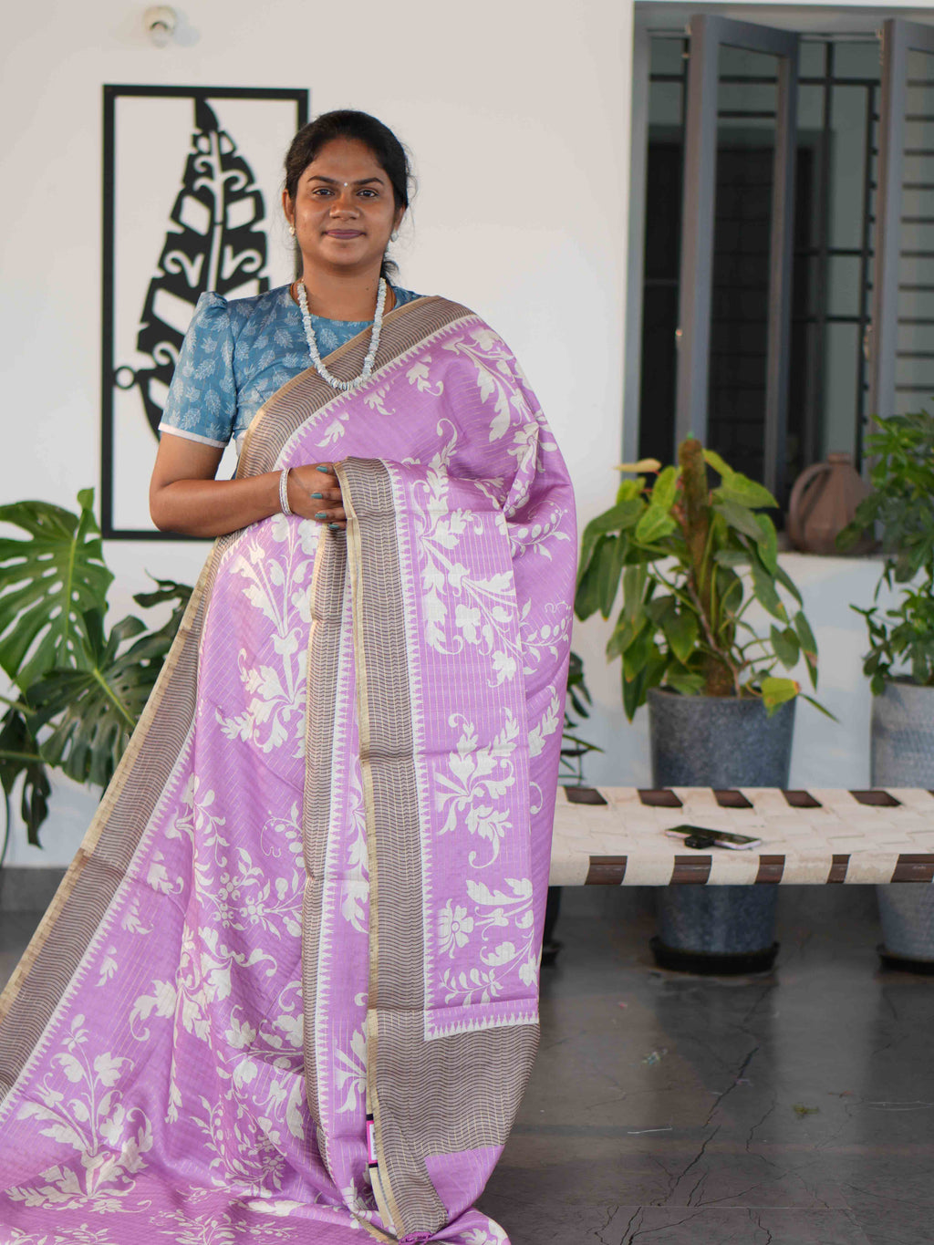 Printed Dola Tussar Sarees Heritage Harmony / SKU240 – 12