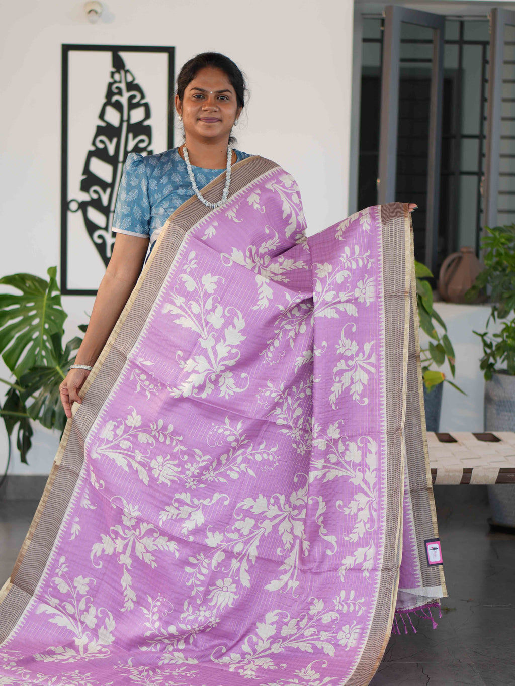 Printed Dola Tussar Sarees Heritage Harmony / SKU240 – 12