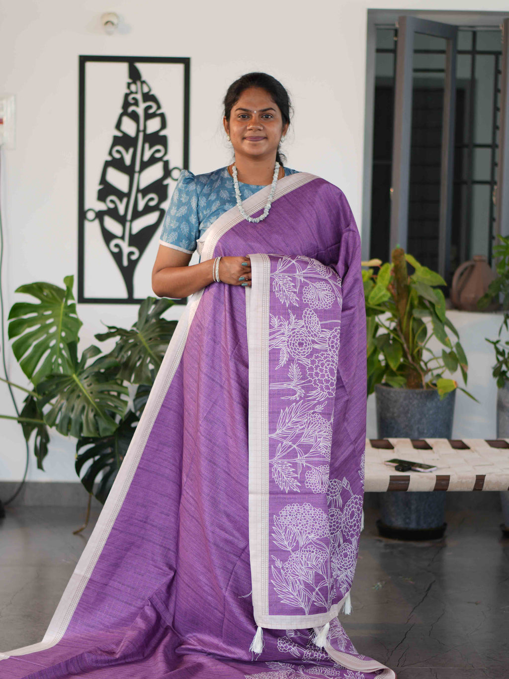 Resham Tussar Sarees Timeless Texture / SKU249 – 4