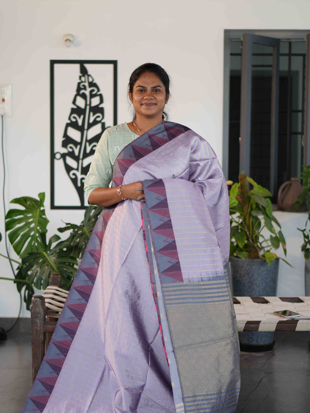 Ghicha Tussar Sarees Golden Elegance / SKU225 – 6