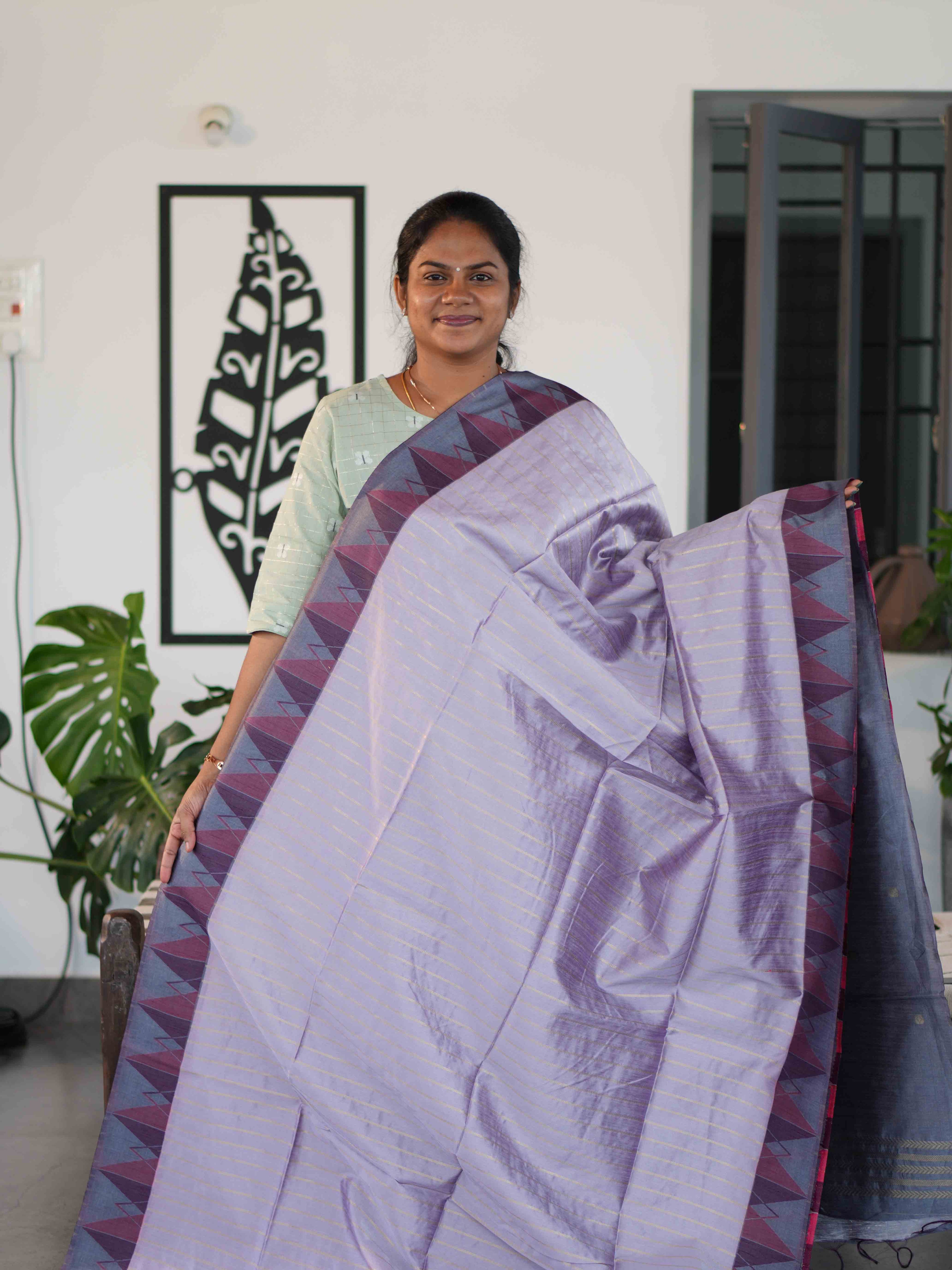 Ghicha Tussar Sarees Golden Elegance / SKU225 – 6