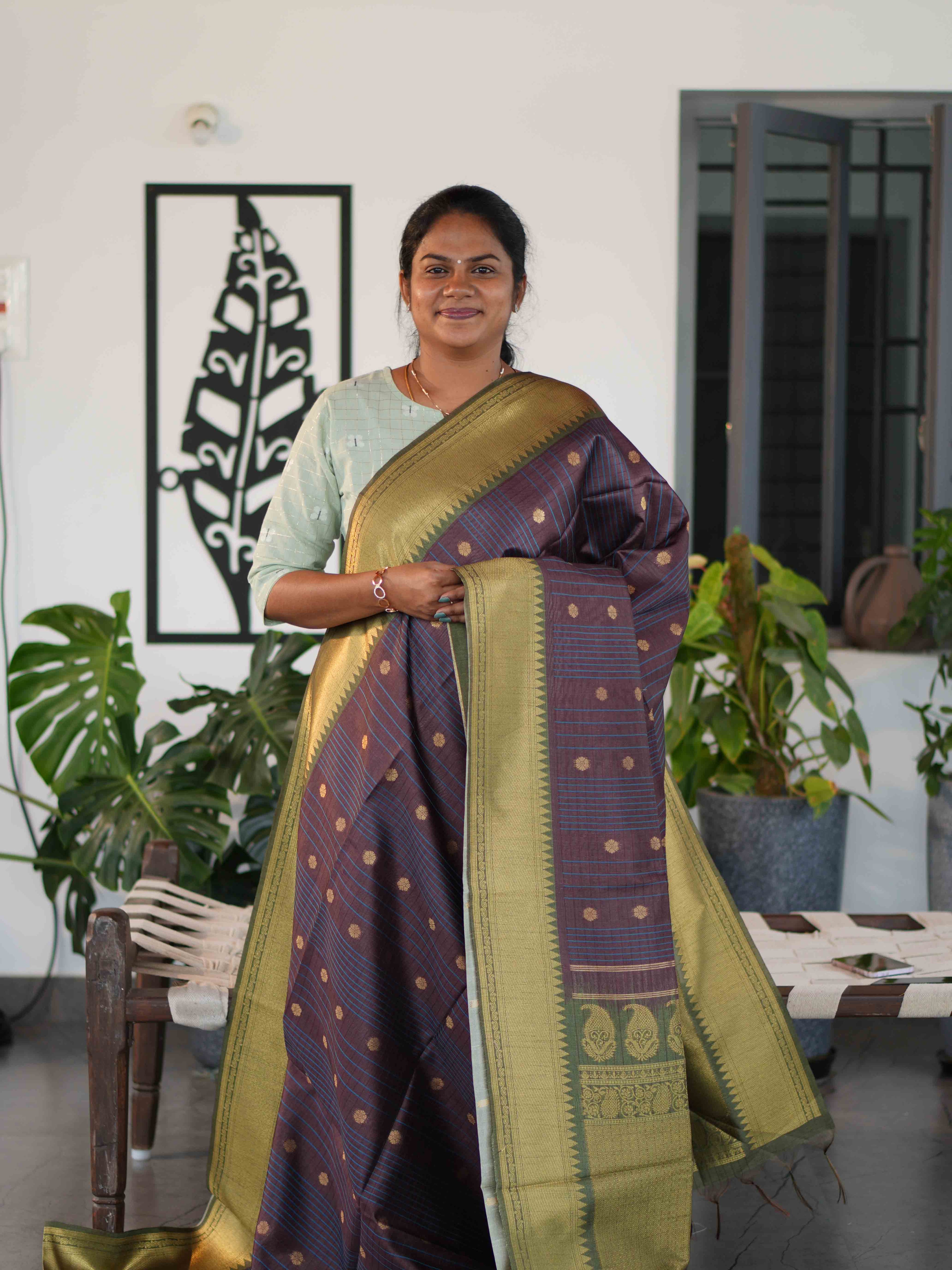 Ghicha Tussar Sarees Regal Grace / SKU225 – 19