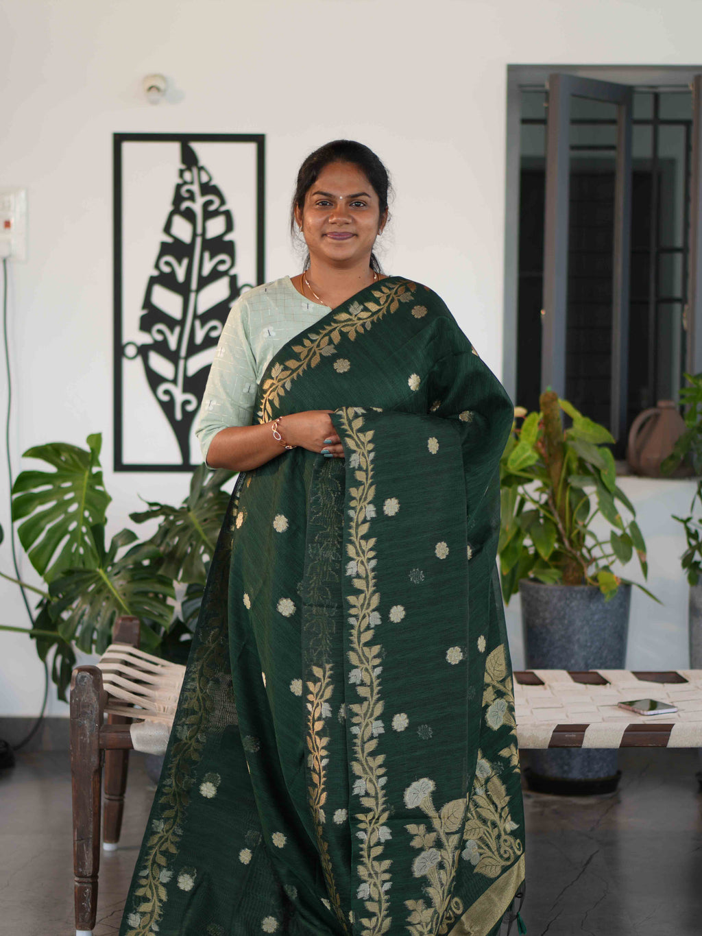 Jute Cotton Sarees Natural Grace / SKU231 – 1