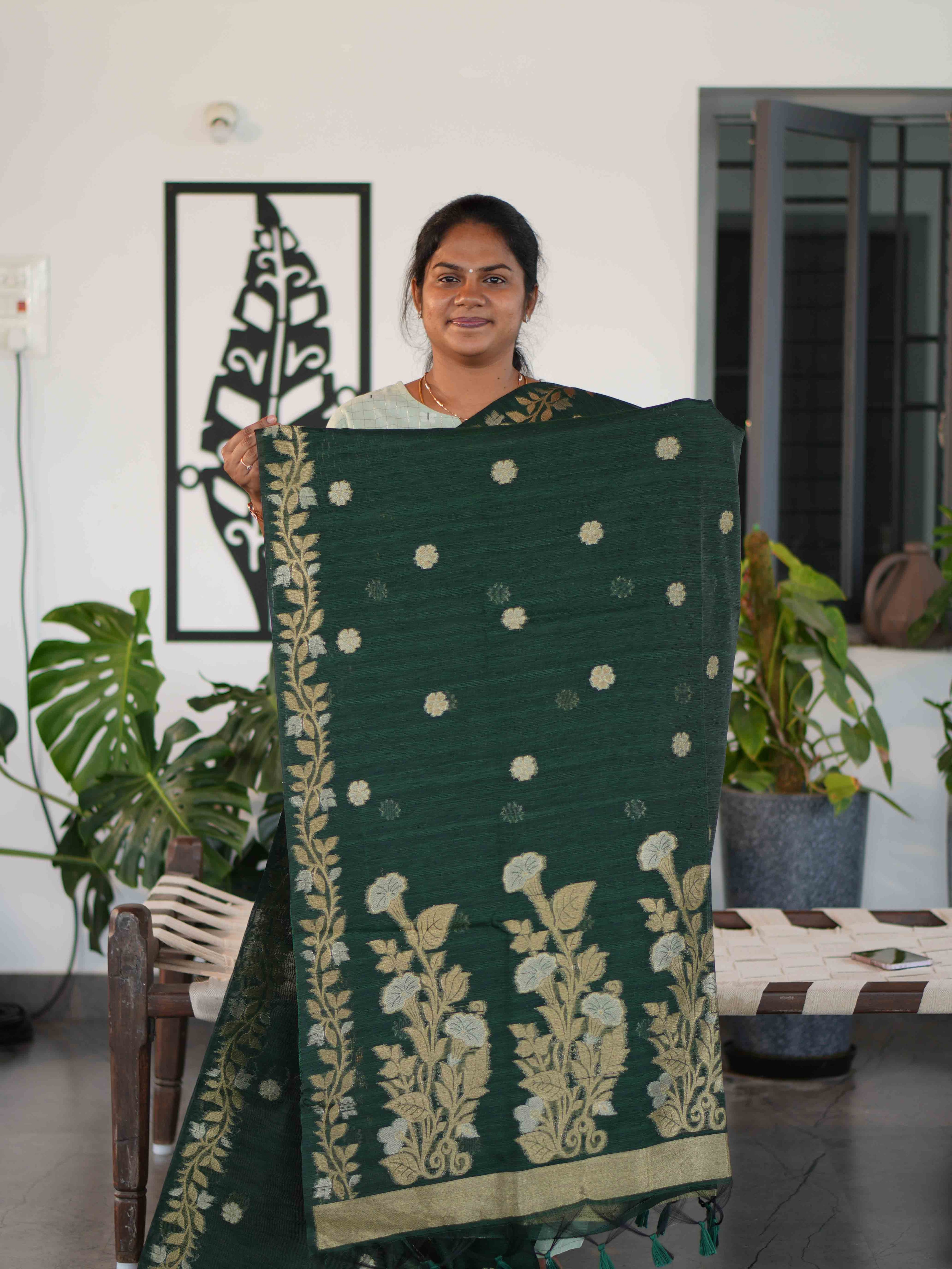 Jute Cotton Sarees Natural Grace / SKU231 – 1