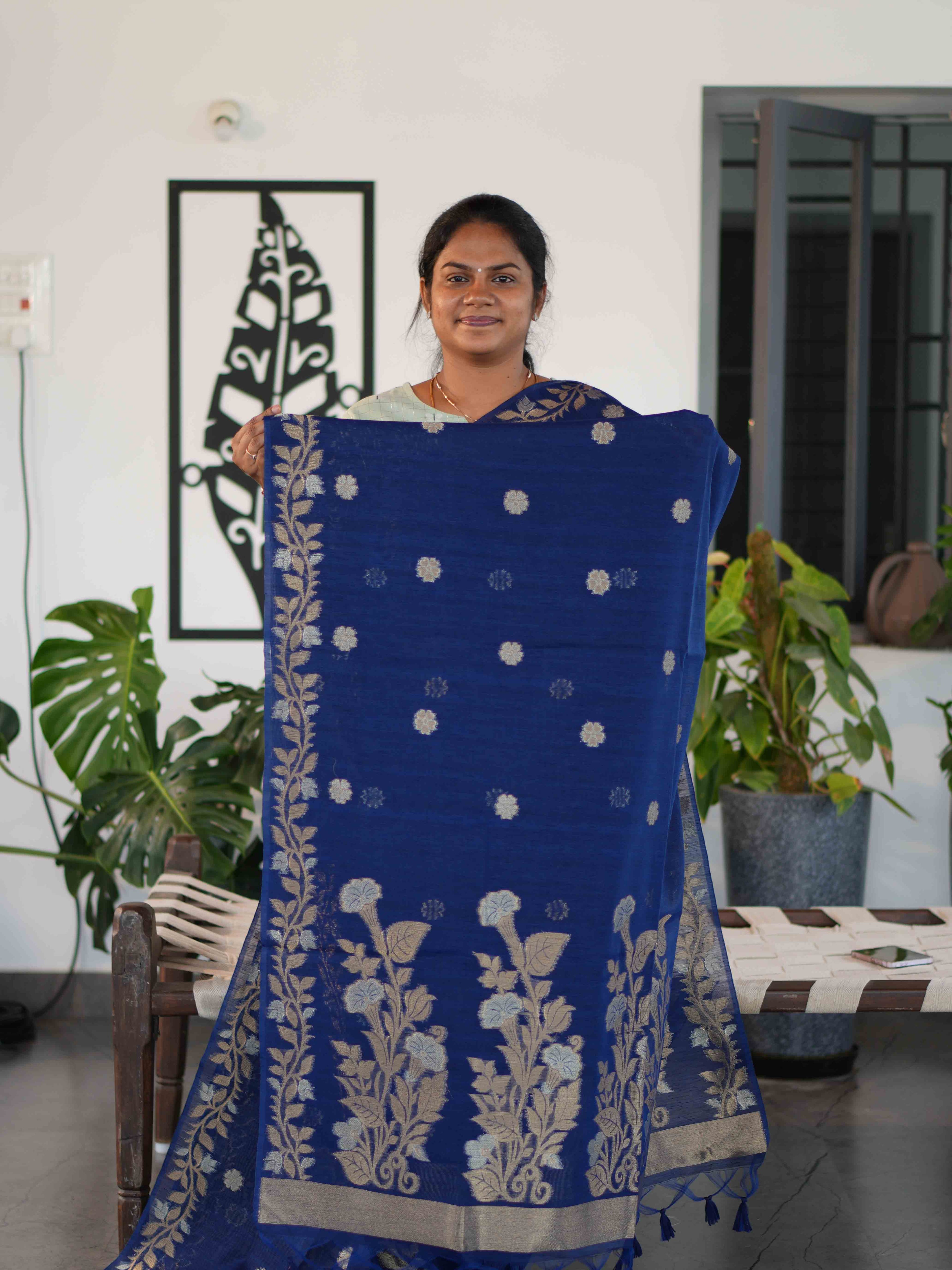 Jute Cotton Sarees Rustic Charm / SKU231 – 2