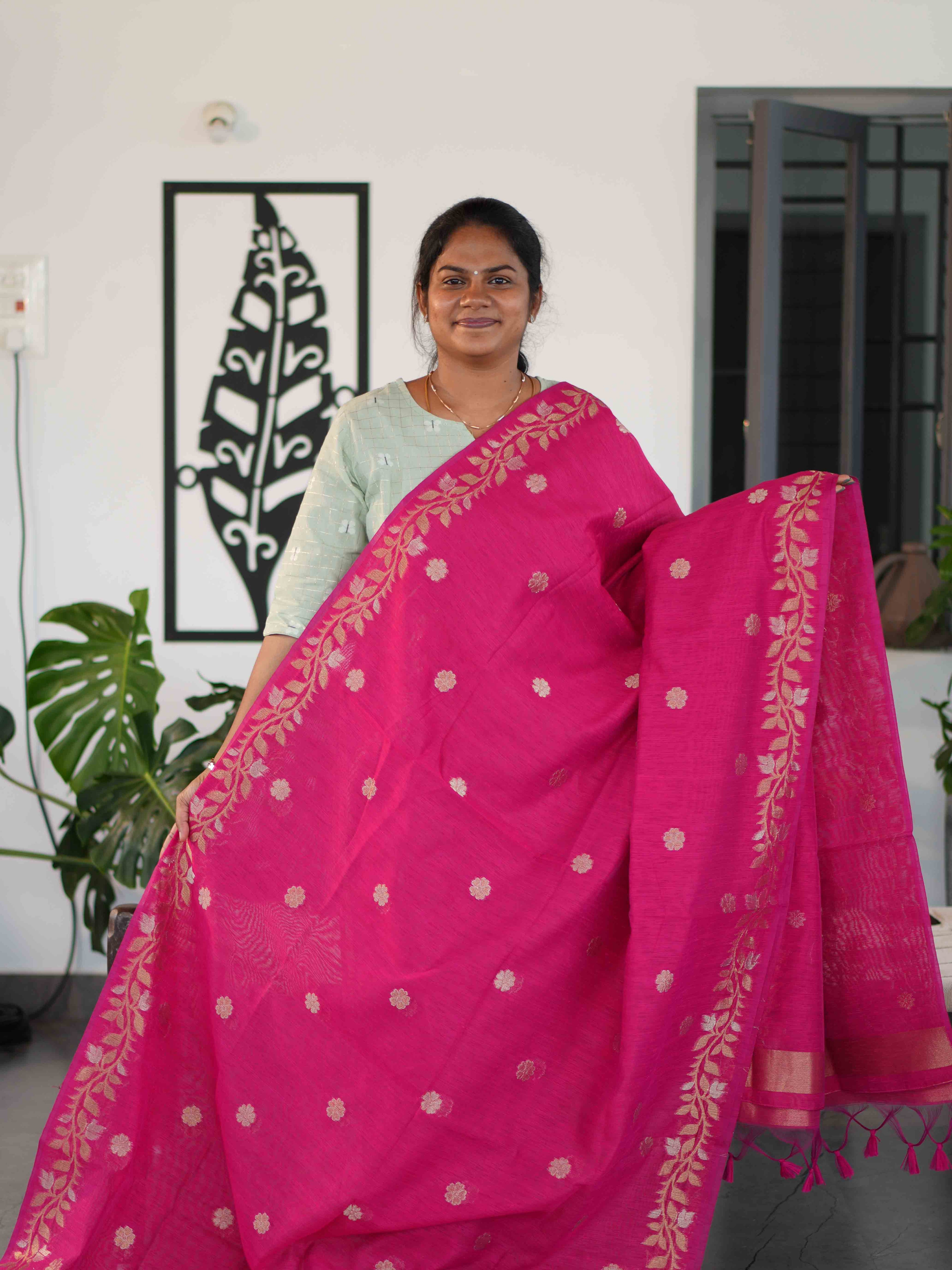 Jute Cotton Sarees Heritage Comfort / SKU231 – 3