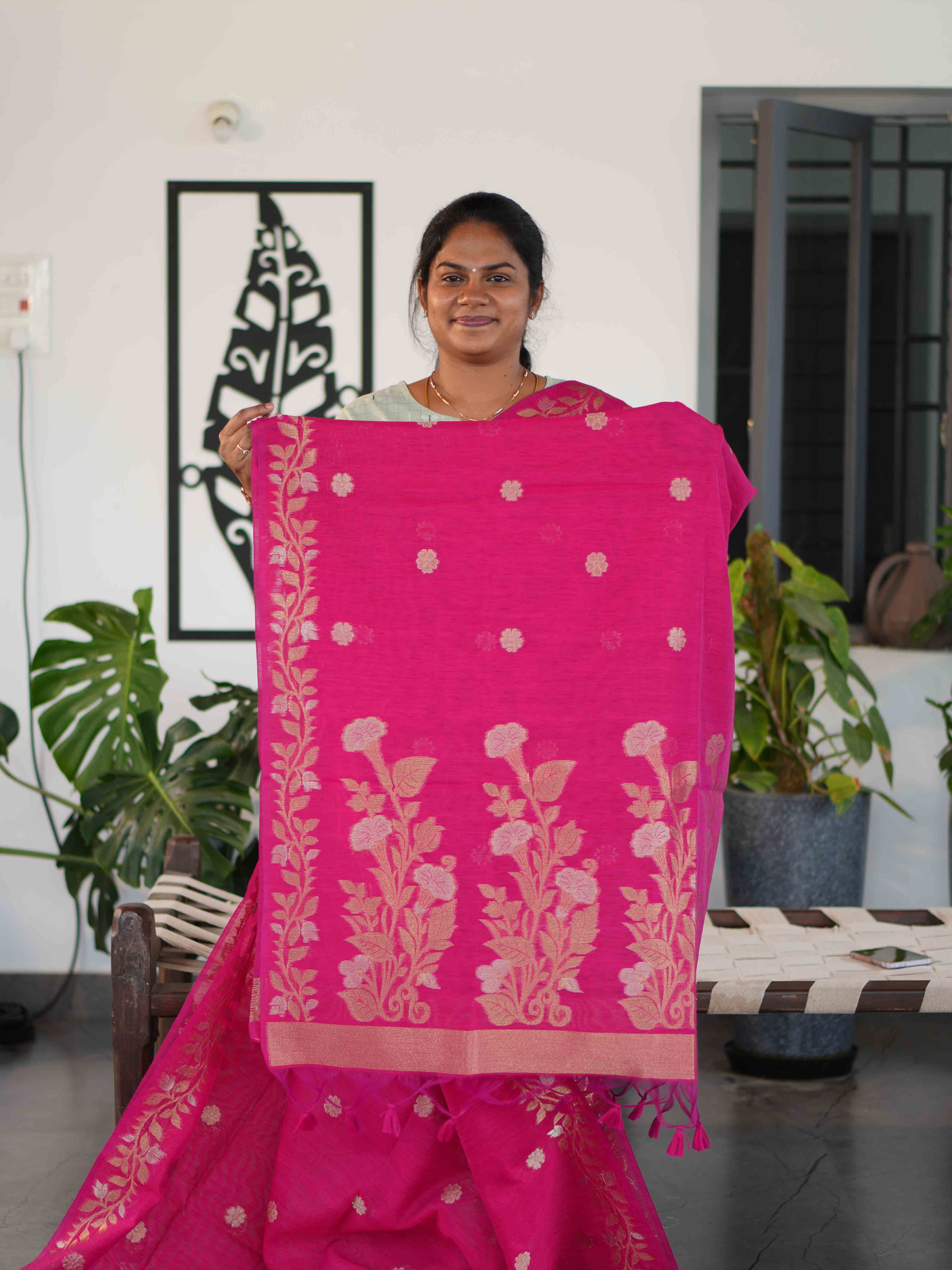 Jute Cotton Sarees Heritage Comfort / SKU231 – 3