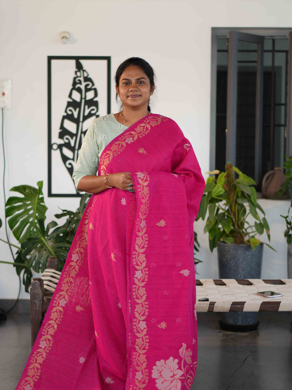 Jute Cotton Sarees Timeless Weave / SKU231 – 6