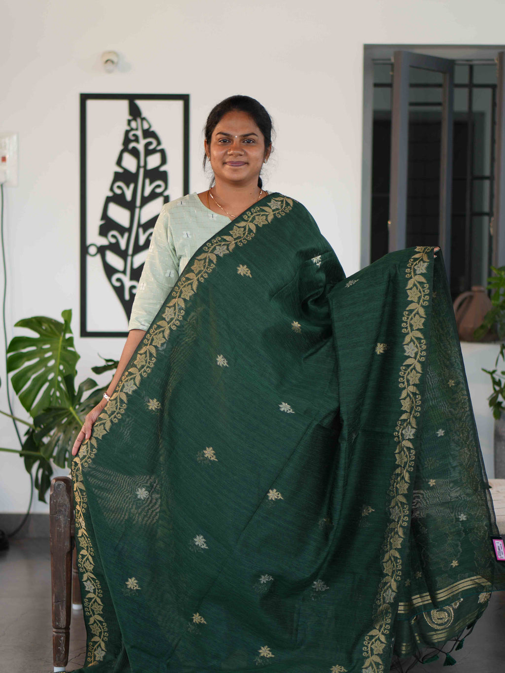 Jute Cotton Sarees Elegant Heritage / SKU231 – 7